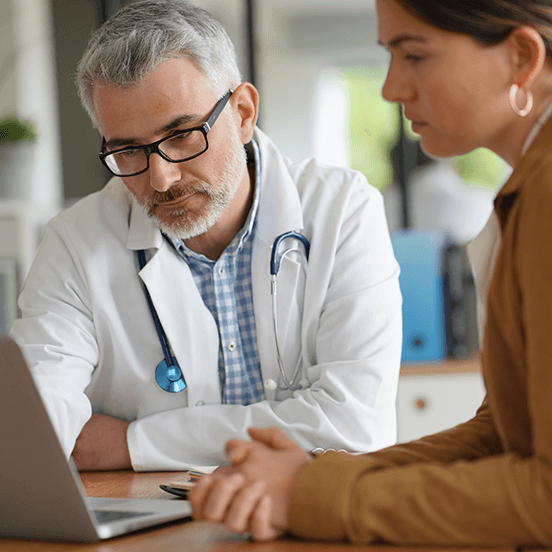 Doctor and patient